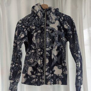 RARE Vintage Lululemon Scuba Indigo Tie Die Full-zip